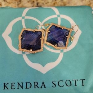 Kendra Scott Kristen Navy Dusted glass